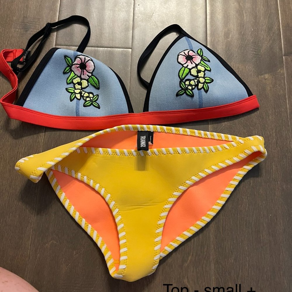 Triangl Floral Bikini Set